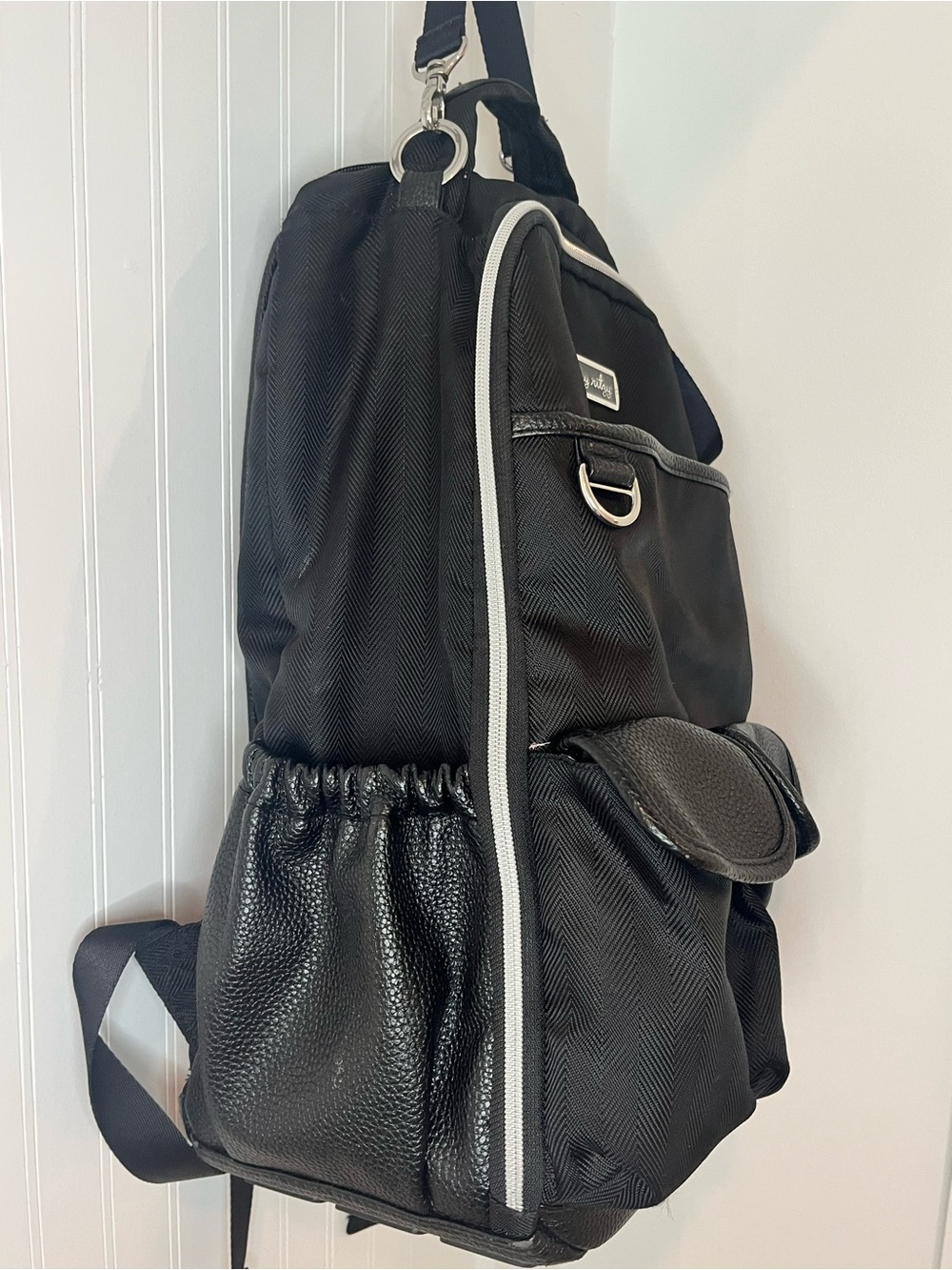 Itzy Ritzy Black Baby Diaper Backpack - Picture 3 of 5